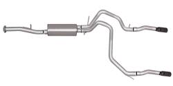 Gibson Performance Split Rear Cat-Back Exhaust System Stainless 65686B