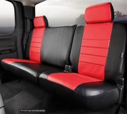 Fia SL62-60 RED LeatherLite Custom Seat Cover for 11-19 1500 1500 Classic