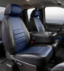 Fia SL69-37 BLUE LeatherLite Custom Seat Cover for 13-22 1500 1500 Classic