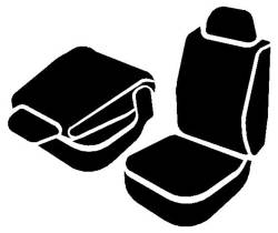FIA - Fia SL69-53 BLK/BLK LeatherLite Custom Seat Cover for 11-14 Frontier - Image 2