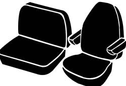 FIA - Fia TR40-72 BLACK Wrangler Custom Seat Cover - Image 2