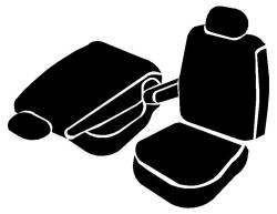 FIA - Fia TR47-39 BROWN Wrangler Custom Seat Cover for 14-18 Transit Connect - Image 2