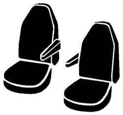 FIA - Fia TR48-24 GRAY Wrangler Custom Seat Cover - Image 2