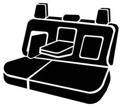 FIA - Fia TRS42-66 GRAY Wrangler Solid Seat Cover - Image 2