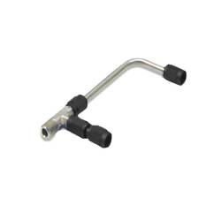 Nitrous Express - Nitrous Express 15727 Stainless Line Solenoid to Plate Connector Red - Image 1