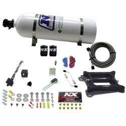 Nitrous Express - Nitrous Express 30040-15 Nx Nitrous Oxide System Kit 4150 4-BBL GAS - Image 1