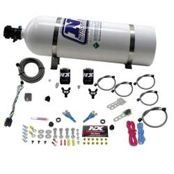 Nitrous Express - Nitrous Express 20616-15 Nx Nitrous Oxide System Kit Sport Compact Dual Nozzle - Image 1