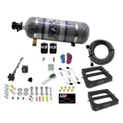 Nitrous Express - Nitrous Express 30275-12 Nx Nitrous Oxide System Kit Dual Dominator ALCOHOL - Image 1
