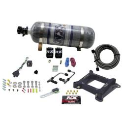 Nitrous Express - Nitrous Express 60040-12 Nx Nitrous Oxide System Kit 4150 Gemini Stage-6 GAS - Image 1