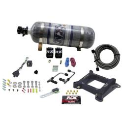 Nitrous Express - Nitrous Express 60045-12 Nx Nitrous Oxide System 4150 Gemini Stage-6 ALCOHOL - Image 1