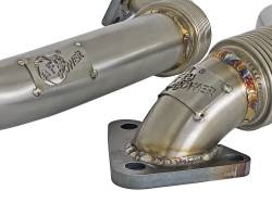 aFe Power - aFe Power Twisted Steel 2" Stainless Exhaust Manifold Up-Pipes 48-34009 - Image 5