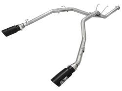 aFe Power - aFe Power Large Bore-HD 2.5" Filter-Back Stainless Exhaust Kit 49-42041-B - Image 1