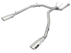 aFe Power - aFe Power Large Bore-HD 2.5" Filter-Back Stainless Exhaust Kit 49-42041-P - Image 1