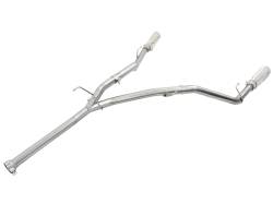 aFe Power - aFe Power Large Bore-HD 2.5" Filter-Back Stainless Exhaust Kit 49-42041-P - Image 3