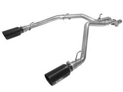 aFe Power - aFe Power Large Bore-HD 3" Filter-Back Stainless Steel Exhaust Kit 49-42044-B - Image 1