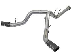 aFe Power - aFe Power Large Bore-HD 4" Filter-Back Stainless Steel Exhaust Kit 49-43092-B - Image 1