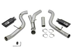 aFe Power - aFe Power Large Bore-HD 4" Filter-Back Stainless Steel Exhaust Kit 49-44080-B - Image 4