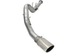 aFe Power - aFe Power Large Bore-HD 5" Filter-Back Stainless Steel Exhaust Kit 49-43064-P - Image 1