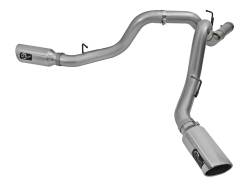 aFe Power - aFe Power Large Bore-HD 4" Filter-Back Stainless Steel Exhaust Kit 49-44080-P - Image 1