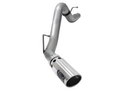 aFe Power - aFe Power Large Bore-HD 3.5" Filter-Back Stainless Exhaust Kit 49-44064-P - Image 1