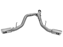 aFe Power - aFe Power Large Bore-HD 4" Filter-Back Stainless Steel Exhaust Kit 49-43065-P - Image 2