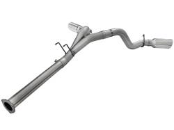 aFe Power - aFe Power Large Bore-HD 4" Filter-Back Stainless Steel Exhaust Kit 49-43065-P - Image 3
