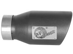 aFe Power - aFe Power 3" IN/4.5" OUT Bolt-On Matte Black SS Exhaust Tip 49T30451-B091 - Image 2