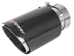 aFe Power - aFe Power 2.5" IN/3.5" OUT Bolt-On Carbon Fiber Exhaust Tip 49T25354-C07 - Image 1