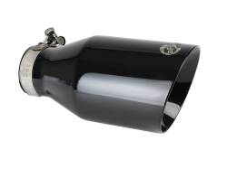 aFe Power - aFe Power 2.5" IN/4.5" OUT Bolt-On Black Stainless Exhaust Tip 49T25454-B091 - Image 1