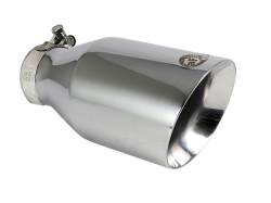aFe Power - aFe Power 2.5" IN/4.5" OUT Bolt-On Polished Stainless Exhaust Tip 49T25454-P091 - Image 1