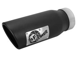 aFe Power - aFe Power 3.5" IN/4.5" OUT Bolt-On Matte Black SS Exhaust Tip 49T35452-B12 - Image 1