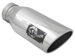 aFe Power - aFe Power 4" IN/6" OUT Bolt-On Polished Stainless Exhaust Tip 49T40601-P15 - Image 1
