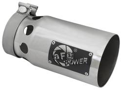 aFe Power - aFe Power 4" IN/5" OUT Bolt-On Polished Stainless Exhaust Tip 49T40501-P10 - Image 1