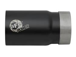 aFe Power - aFe Power 3.5" IN/4" OUT Bolt-On Matte Black Stainless Exhaust Tip 49T35404-B07 - Image 2
