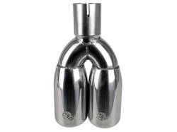 aFe Power - aFe Power 2.5" IN/3.5" OUT Bolt-On Polished Stainless Exhaust Tip 49T25374-P12 - Image 4