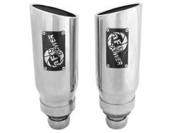 aFe Power - aFe Power OEM IN/5" OUT Bolt-On Polished Stainless Exhaust Tips 49C42046-P - Image 2