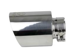 aFe Power - aFe Power 2.5" IN/4.5" OUT Bolt-On Polished Stainless Exhaust Tip 49T25454-P07 - Image 2