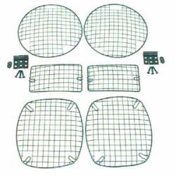 Rugged Ridge - Rugged Ridge 11236.01 Stone Guard Set Black for Jeep Wrangler - Image 1