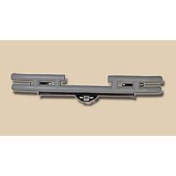 Rugged Ridge - Rugged Ridge 11572.04 3" Tube Rear Bumper w/Hitch Titanium for Wrangler - Image 1