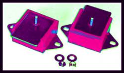 Rugged Ridge 17473.09 Engine Mounts Black for Jeep CJ