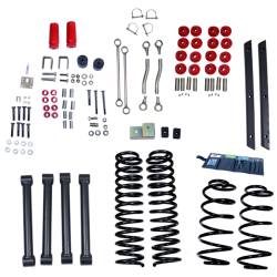 Rugged Ridge - Rugged Ridge 18401.42 4" Lift Kit w/o Shocks for Wrangler Unlimited - Image 1