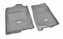 Rugged Ridge TL-84901.01 Front Floor Liners Gray Tread Lightly GM Pickup/SUV