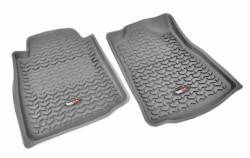 Rugged Ridge - Rugged Ridge 84904.10 Floor Liner Front Pair Gray for Toyota Tacoma Automatic - Image 1