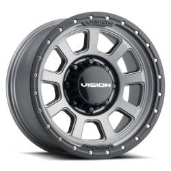 Vision Wheels 350 Ojos 18x9 8x6.5 12mm Gray Matte 350-8981SGBL12