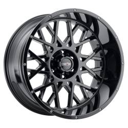Vision Wheel - Vision Wheels 412-20283GB-51 412 Rocker 20x12 6x5.5 -51mm Black Gloss - Image 1