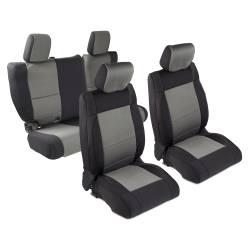 Smittybilt - Smittybilt 471622 Neoprene Seat Cover Set Gray for 13-15 Jeep Wrangler JK 4DR - Image 3
