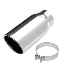 Dynomax - Dynomax 304 Stainless Steel Clamp-On Exhaust Tip 5" In 6" Out 36483 - Image 1