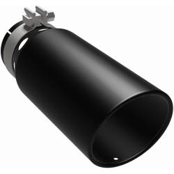 MagnaFlow Exhaust Products - MagnaFlow 35220 Tip Round W/Clamp 5x20 4" ID BLACK - Image 2
