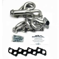 JBA Racing Headers - JBA Headers 1.5" Shorty Stainless Headers-Silver Ceramic F150 4.6L 1677SJS - Image 1