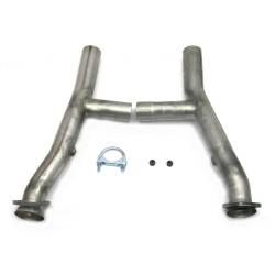 JBA Racing Headers - JBA Headers 2.5" Exhaust H-Pipe-409 Stainless Steel 67-70 Mustang BBF 6655SH - Image 1